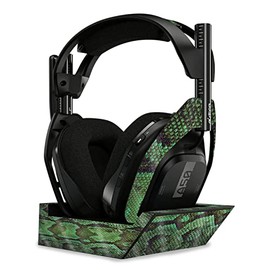 MightySkins Glossy Glitter Skin Compatible with Astro A50 Wireless Headphones + Base Station (Gen 4) - Green Serpent | Protective, Durable High-Gloss Glitter Finish | Easy to Apply | Made in The USA
