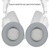 Grey Cotton Headset Ear Pad Headphone Cover Cushion Replacement for
