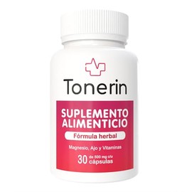 TONERIN - Fórmula Herbal con Extractos Naturales y Vitaminas (30 Cápsulas)