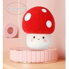 JOSON Mushroom Plush, 9 Inch Cute Mushroom Stuffed Animal Pillow,