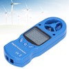 3V Digital Anemometer Multipurpose Handheld Wind Speed Meter Blue Temperature
