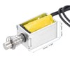 QUARKZMAN DC 3V 0.5A Open Frame Solenoid Electromagnet x 1