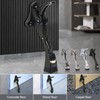  4-Pack – Heavy Duty Kickdown Door Stopper Adjustable One-Touch