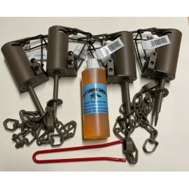 FPS 4 Duke DP Dog Proof raccoon kit ,1 DP setter & 1 Liquid Gold Bait trap NEW SALE