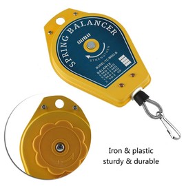 0.5-1.5Kg Metal Plastic Retractable Spring Balancer Tool Fixtures Holder Hanging Balancer Retractor for Assembly-line Retractable