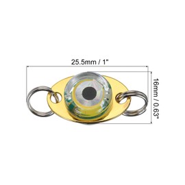 PATIKIL LED Fishing Lure Light, 3 Pcs Deep Drop Fishing Light LED Spoons Underwater Fishing Lights Lighted Bait Flasher Trolling Lures Rig, Blue