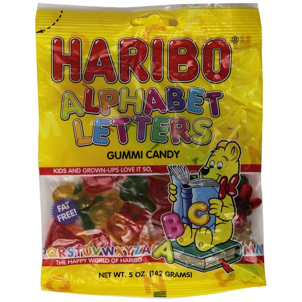 Haribo Gummies - Alphabet Letters - 5 oz