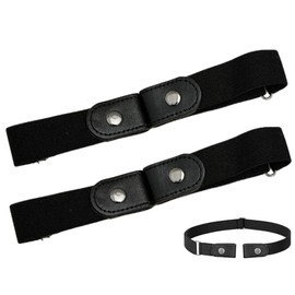 Kids Elastic Belts No Buckle Stretch Belt for Boys and Girls, Invisible Adjustable Elastic Buckle Free Belt for Jeans Pants