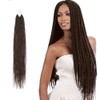 FDEETY Braids Extensions 60 cm Synthetic Hair for Braiding Extensions