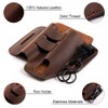 Gentlestache Multitool Belt Sheath, EDC Leather Belt Organizer, Belt Holder