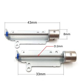 2 x Micro Linear Screw Pusher Hand Coder Linear Stepper Motor 5V 2 Phase 4 Wire Pull Rod Actuator for Industrial Equipment Precision Instruments