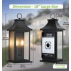 tewei 18'' Large Outdoor Wall Light, Porch Light Outdoor Wall