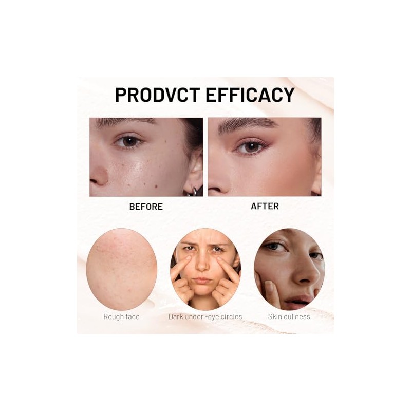 Satasiam Barra Maquillaje Antiarrugas Coreana Flawless Eraser Hidratante Ligera Doble
