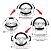 Red Rose Flower Steering Wheel Cover for Women Men, Anti-Slip