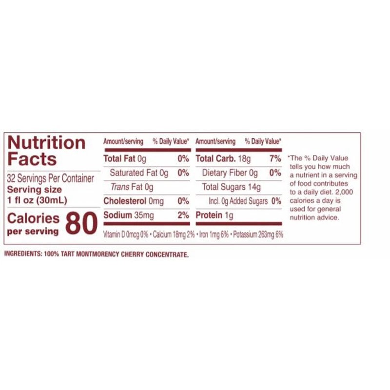 Cherry Bay Orchards Tart Cherry Concentrate 32 Fl. Oz., 2-Pack