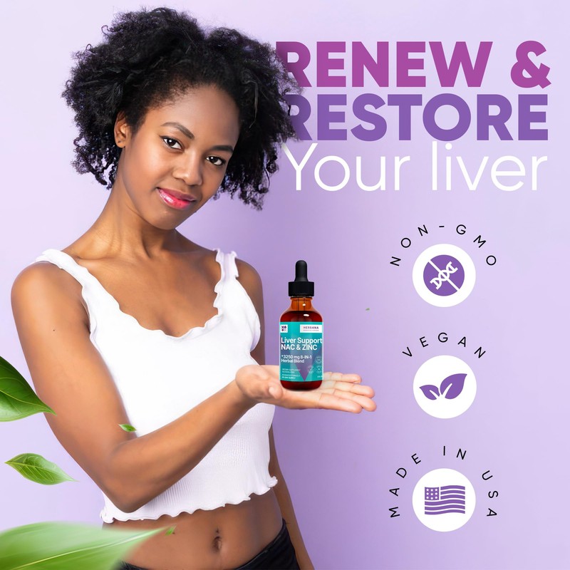 Liver Support & NAC, Zinc - 2 fl oz Liquid