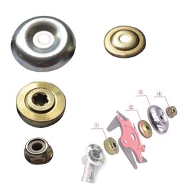 Trimmer Adapter Kit-(4 Piece Set) Weed Kit,Weed Trimmer Head Adapter for Lawnmower Blade,Used for Trimmer Head Lawn Mower Blade Adapter Nut Fixing Kit.