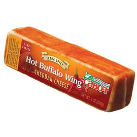 Hot Buffalo Wing Cheddar Cheese, 8 oz. (4 pack)