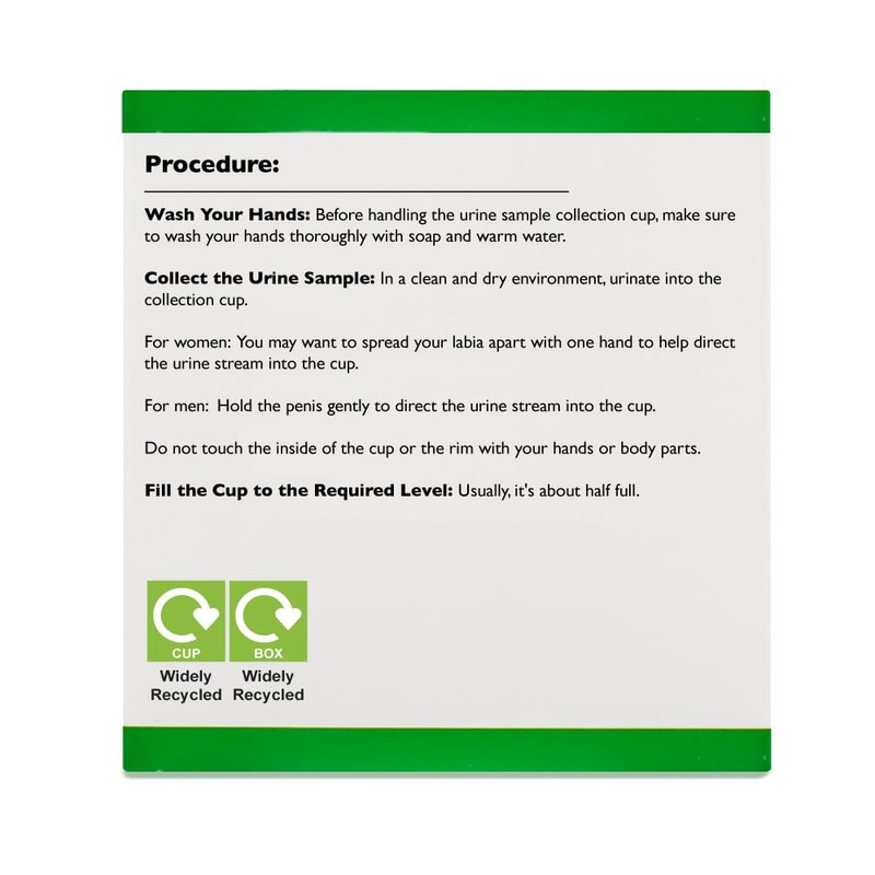 sc nutra Quickly Test Urine Specimen Collection Cups | 60ml