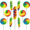 Rainbow Twists and Swirls Lollipop Mix, Mixed Fruit Flavor, Individually