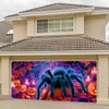 7 x 16 ft Giant Spider Halloween Garage Door Decorations