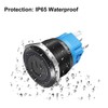 Gebildet 22mm Stainless Steel Push Button Switch, 12V-24V/5A, Power Symbol,