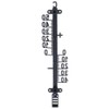 Außenthermometer Innenthermometer Zimmerthermometer Thermometer schwarz 25 cm