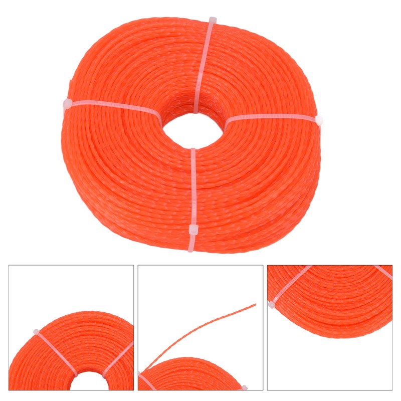 2.4mm 120m Trimmer Line Nylon String Trimmer Line Lawn Mower