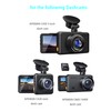 2 x Suction Cup Mount for Apeman Crosstour Dashcam Easy