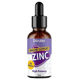 Zinc Drops 15mg Max Immunity AnuMed Intl 2 oz Liquid