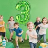 Pixel Number Balloons, 40 Inch Green Large Foil Balloons Game