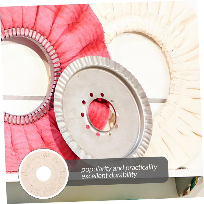 HEALLILY Buffing Wheel Cloth Replacement 5.91 Inch Non-Woven Wear-Resistant Polishing