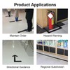BOMEI PACK Black Floor Marking Tape, Safety Hazard Tape for