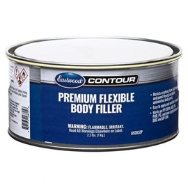 Eastwood Contour Premium Automotive Flexible Body Filler | Lightweight Polyester Fillers for Car Plastic Parts and Trims | Easy to Apply and Smooth Sanding Flexible Putty for Car Repairs | 750ml