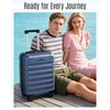 LIGHT FLIGHT Carry On Luggage 22x14x9 Airline Approved Suitcase,Royal Blue