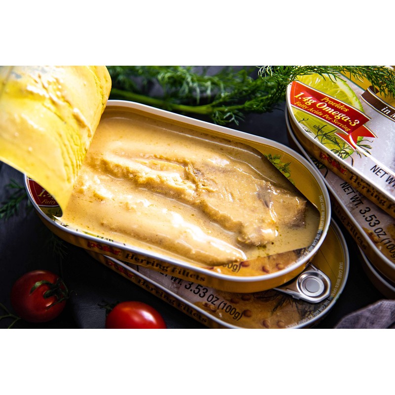 MW Polar Herring, Mustard Sauce, 3.53-Ounce (Pack of 18)