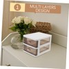 Operitacx Desktop Storage Box Organizer for Files Drawer Storage for