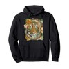 Vintage Tiger Face Leopard Print Roses Camouflage Wild Cat Pullover Hoodie