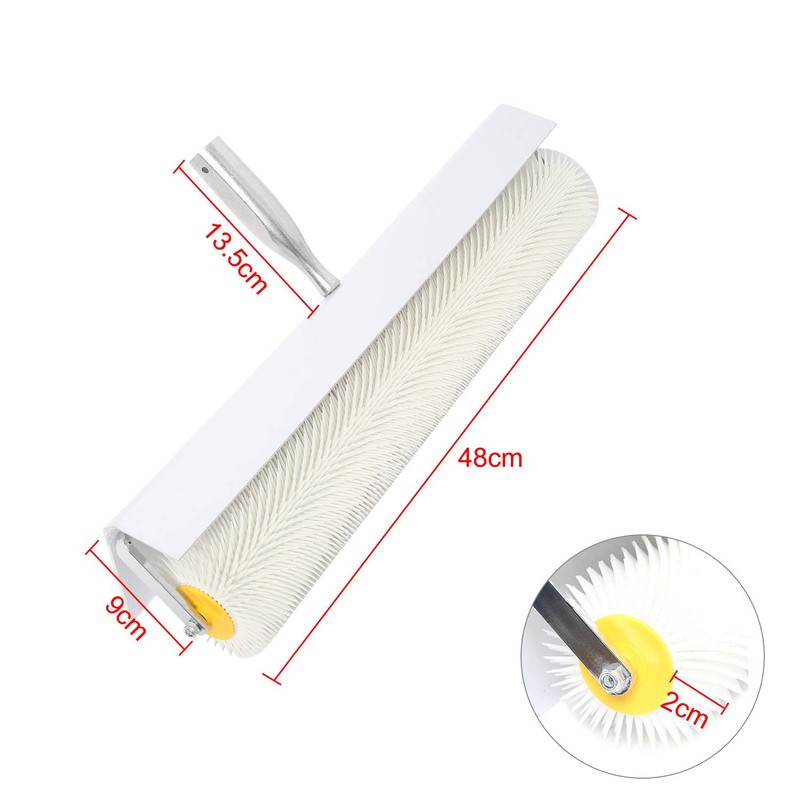 Spiked Screeding Compound Roller, 19"x 1" Inch Remove Bubble Smooth