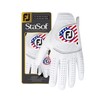 FootJoy StaSof Flag Gloves, Pearl, X-Large, Worn on Right Hand