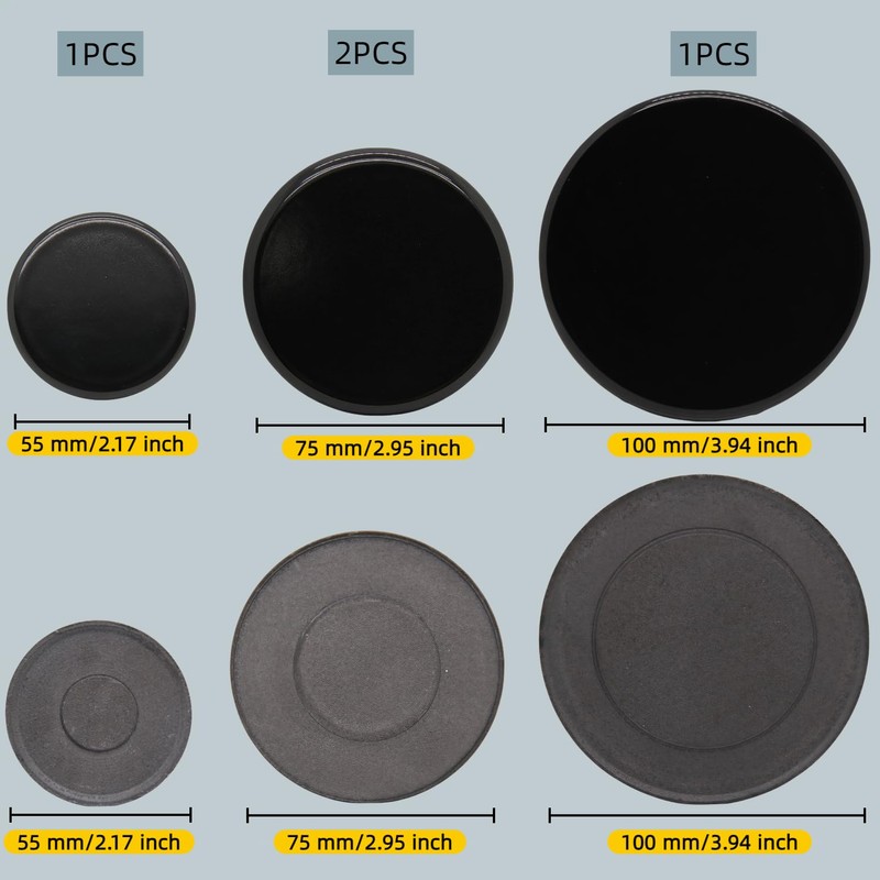 Upgraded Gas Stove Burner Caps Set/for SABAF stoves / 4-piece