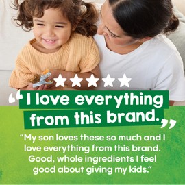 HAPPYTOT Organics Fiber & Protein Soft-Baked Oat Bars Toddler Snack Apple & Spinach, 0.88 Ounce Bars, 5 Count Box (Pack of 6)