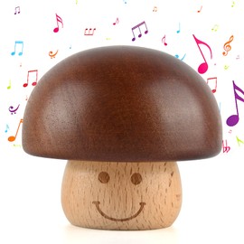 UNIQLED Castle in The Sky Music Box, Wooden Mushroom Musical Box Cute Unique Gifts for Her Him Mom Wife Daughter Son Birthday Gifts (Castle in The Sky)