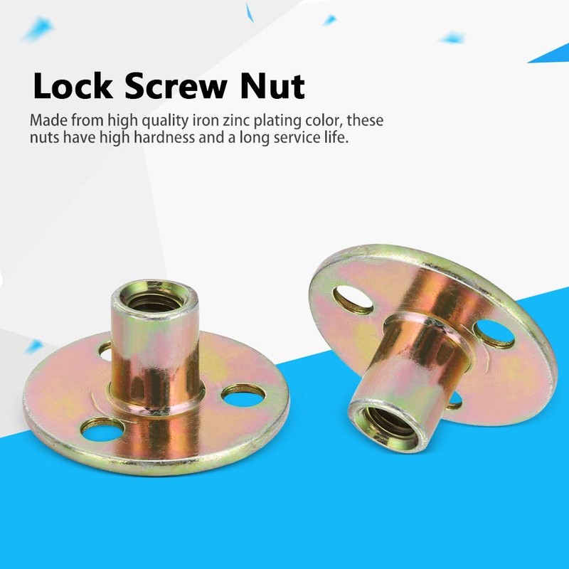 5 Pieces M6 / M8 / M10 Lock Nut Galvanised