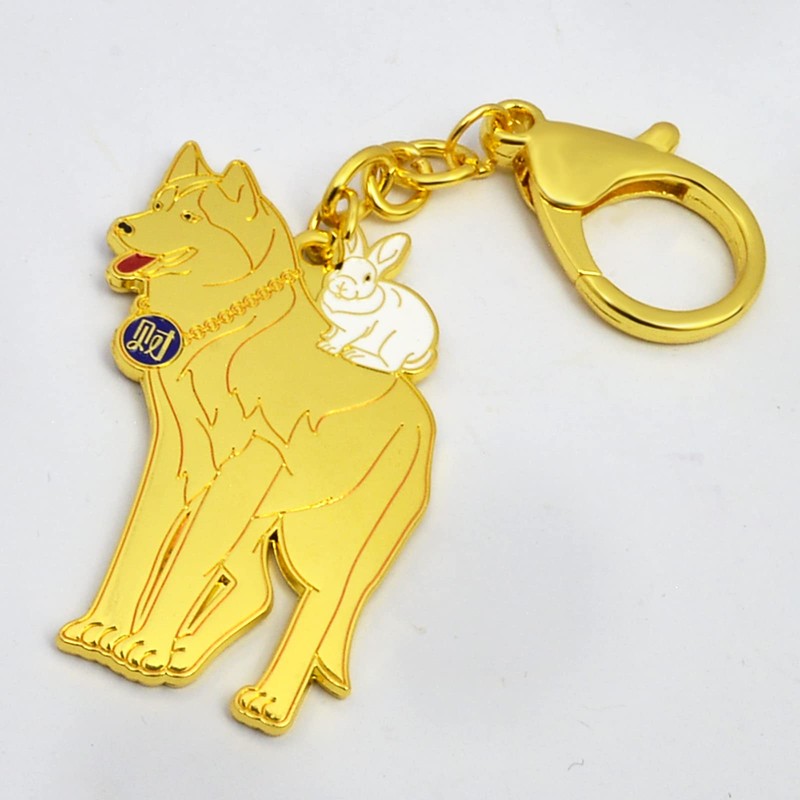 Isui W5320 Lucky Charm Keychain Money Luck Dog Rabbit Keychain