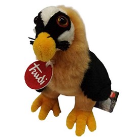 Trudi Trudino Bearded Vulture Deluxe - Stelvio Park Plush Toy Bearded Vulture Birthday Gift 10 x 17 x 19 cm Size XS Trudini Classic Plush Toy Model TUDI8000