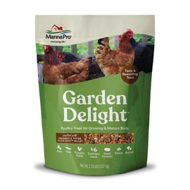 Manna Pro Manna Pro Garden Delight - Treats for Chickens - Poultry, Bird, Coop, Duck, Treat - 2.25 lbs