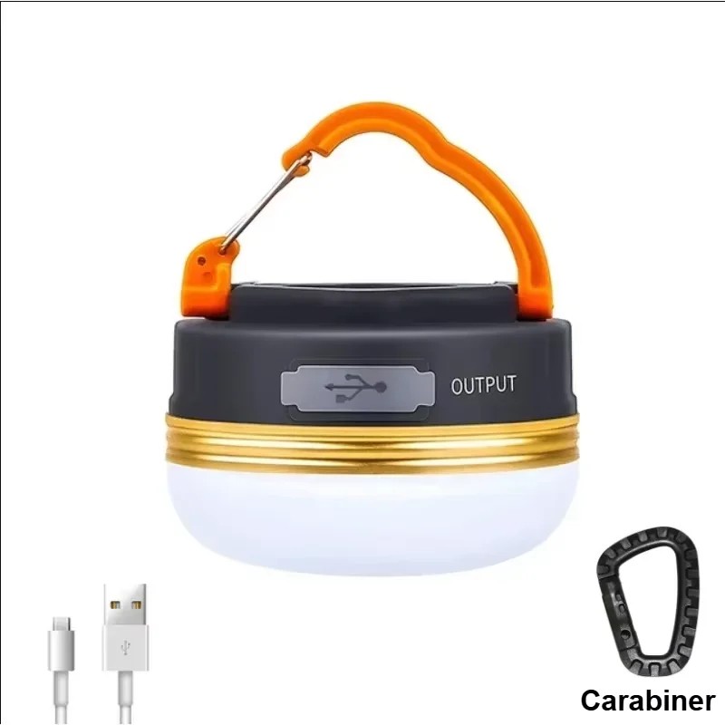 Rechargeable Camping Lantern for Outdoor Use – 4-Mode LED Tent