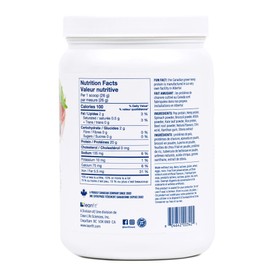 LEANFIT PLANT-BASED PROTEIN & GREENS Natural Berry – 20g Plant Protein + 4 Leafy Greens Per Serving – Vegan, Gluten-Free, Soy-Free, No Sugar - 20 Servings, 533g Tub