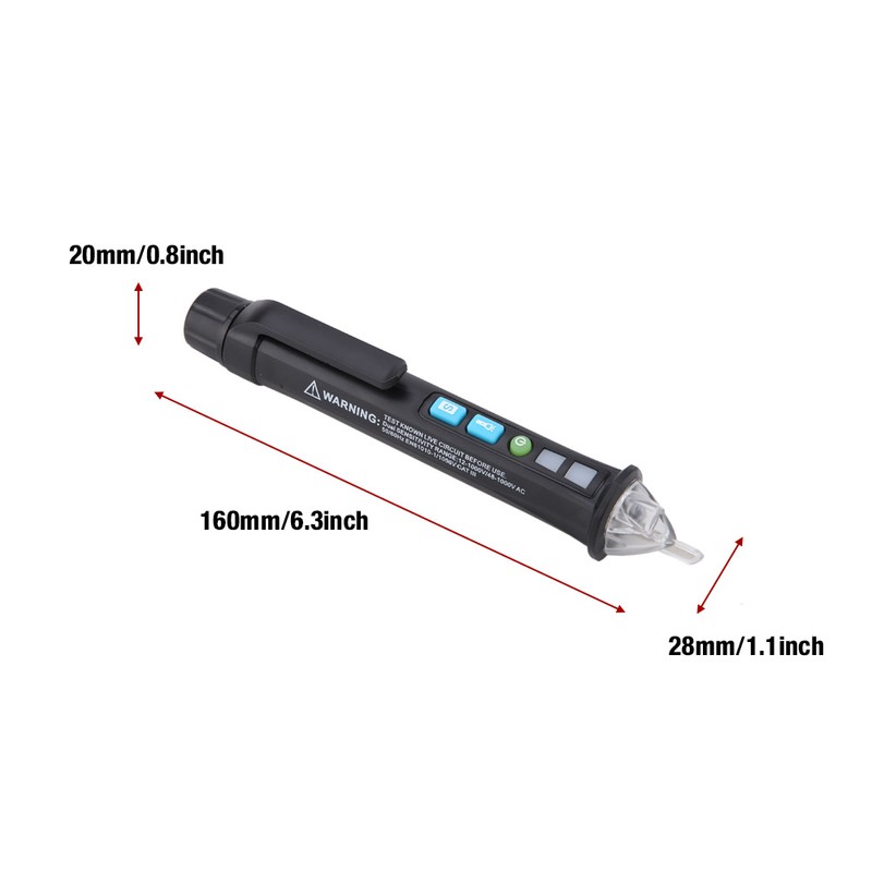 MESTEK AC10 1000V Intelligent NOn contact AC Voltage Tester Volt
